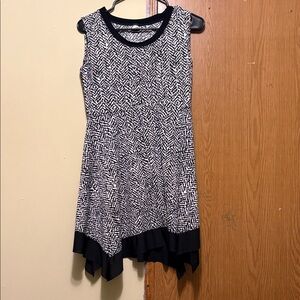 Ducci Charming Black and White Kids Dress